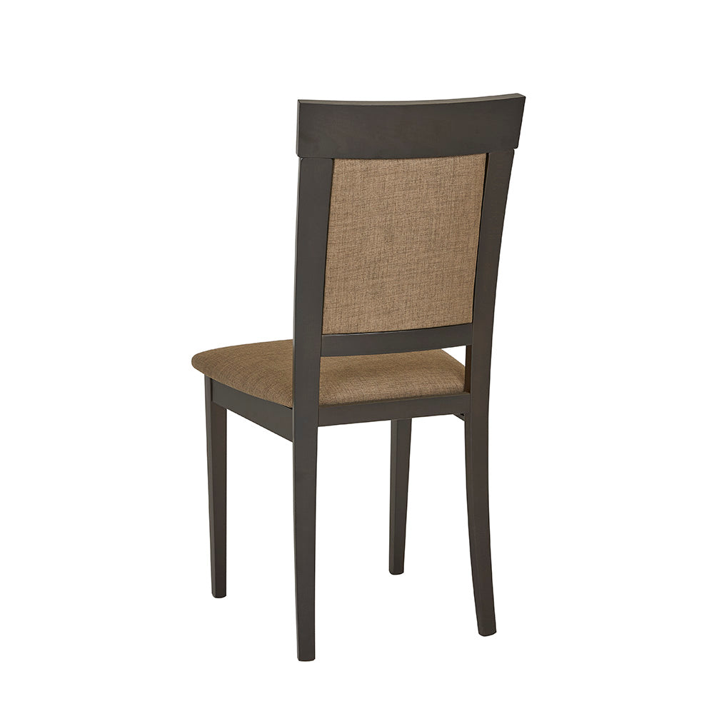 (EDWARD ESPRESSO- 2 PACK)- WOOD- DINING CHAIRS