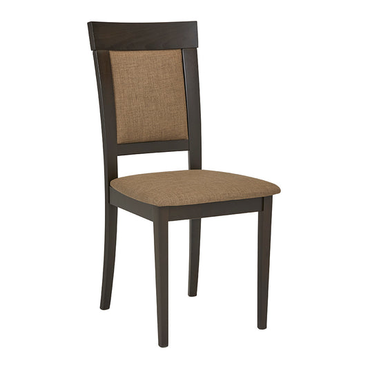 (EDWARD ESPRESSO- 2 PACK)- WOOD- DINING CHAIRS