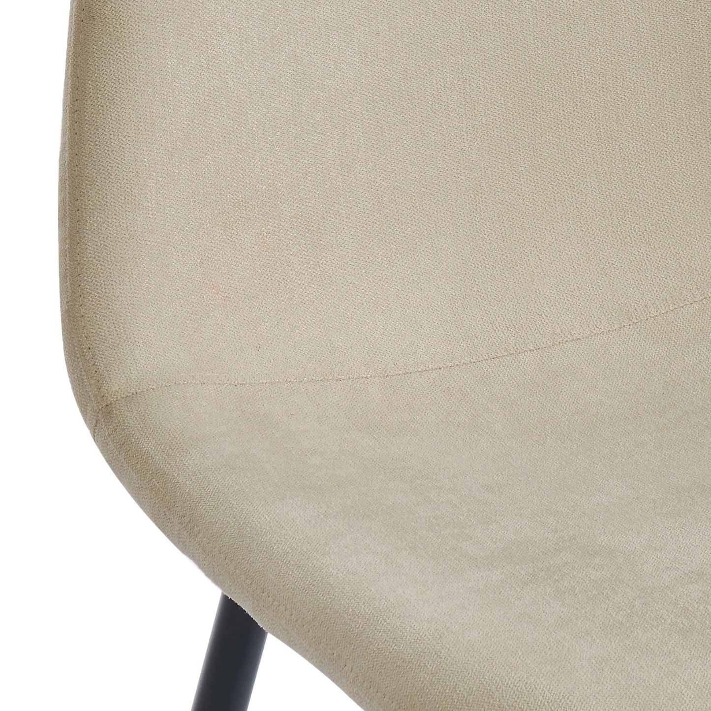 (OLLY BEIGE- 4 PACK)- FABRIC DINING CHAIRS