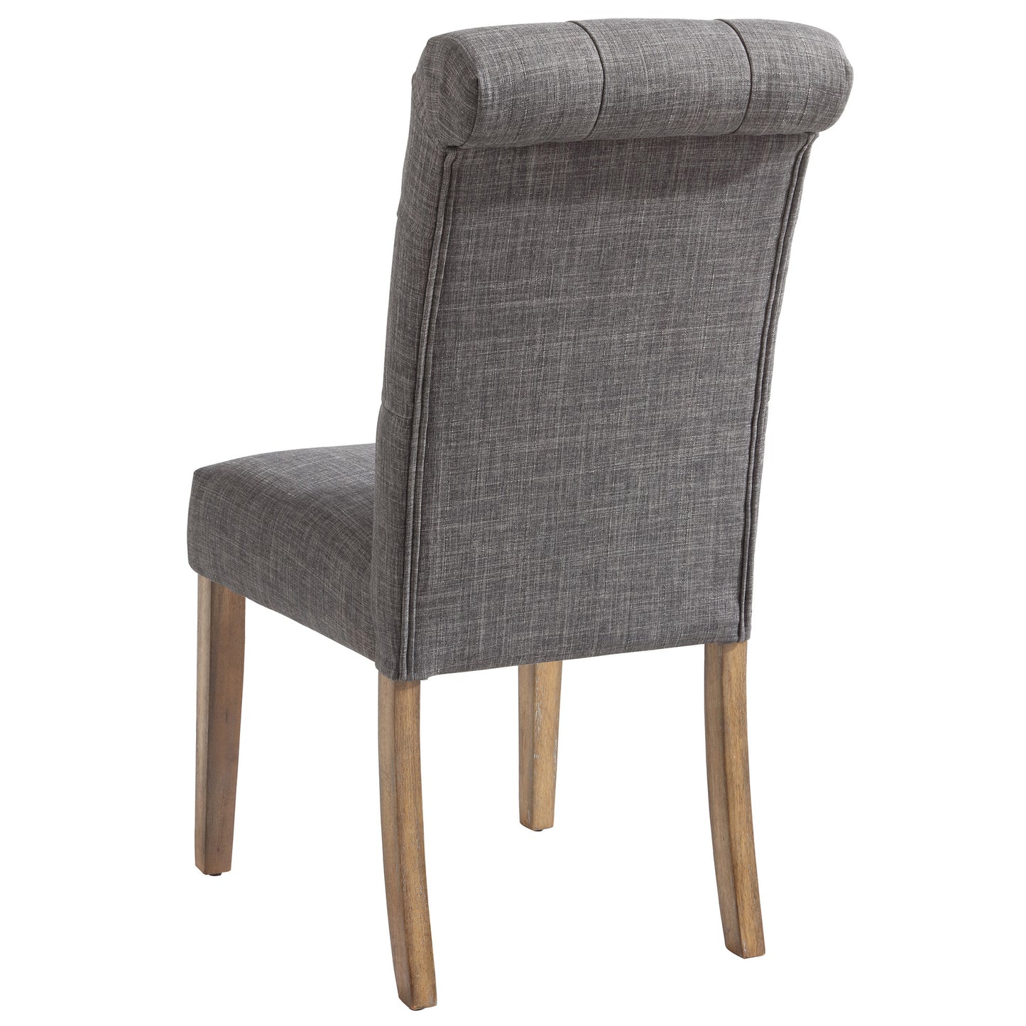 (MELIA GREY- 2 PACK)- FABRIC- DINING CHAIR
