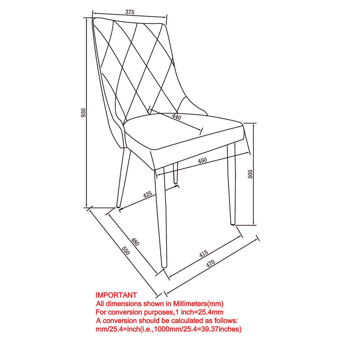 (DEVO WHITE- 2 PACK)- LEATHER DINING CHAIRS