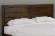 DOUBLE (FULL) SIZE- (2368 BROWN)- WOOD BED FRAME- WITH DRAWERS- WITH SLATS