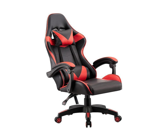 (810 MARK RED)- LEATHER COMPUTER/ GAMING CHAIR