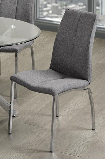 (3460 GREY)- FABRIC DINING CHAIR- INVENTORY CLEARANCE