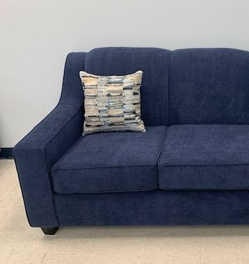 (4000 BLUE- 2- TIGHT BACK)- FABRIC- CANADIAN MADE- LOVESEAT- (DELIVERY AFTER 1 MONTH)