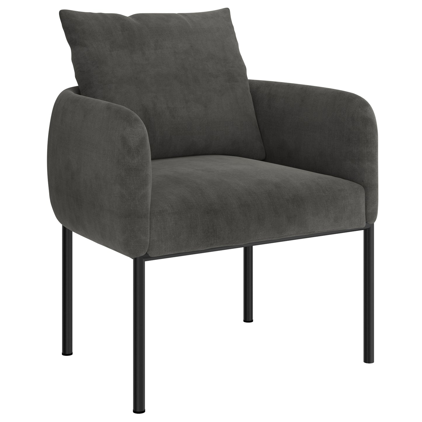 (PETRIE CHARCOAL) - FABRIC - ACCENT CHAIR