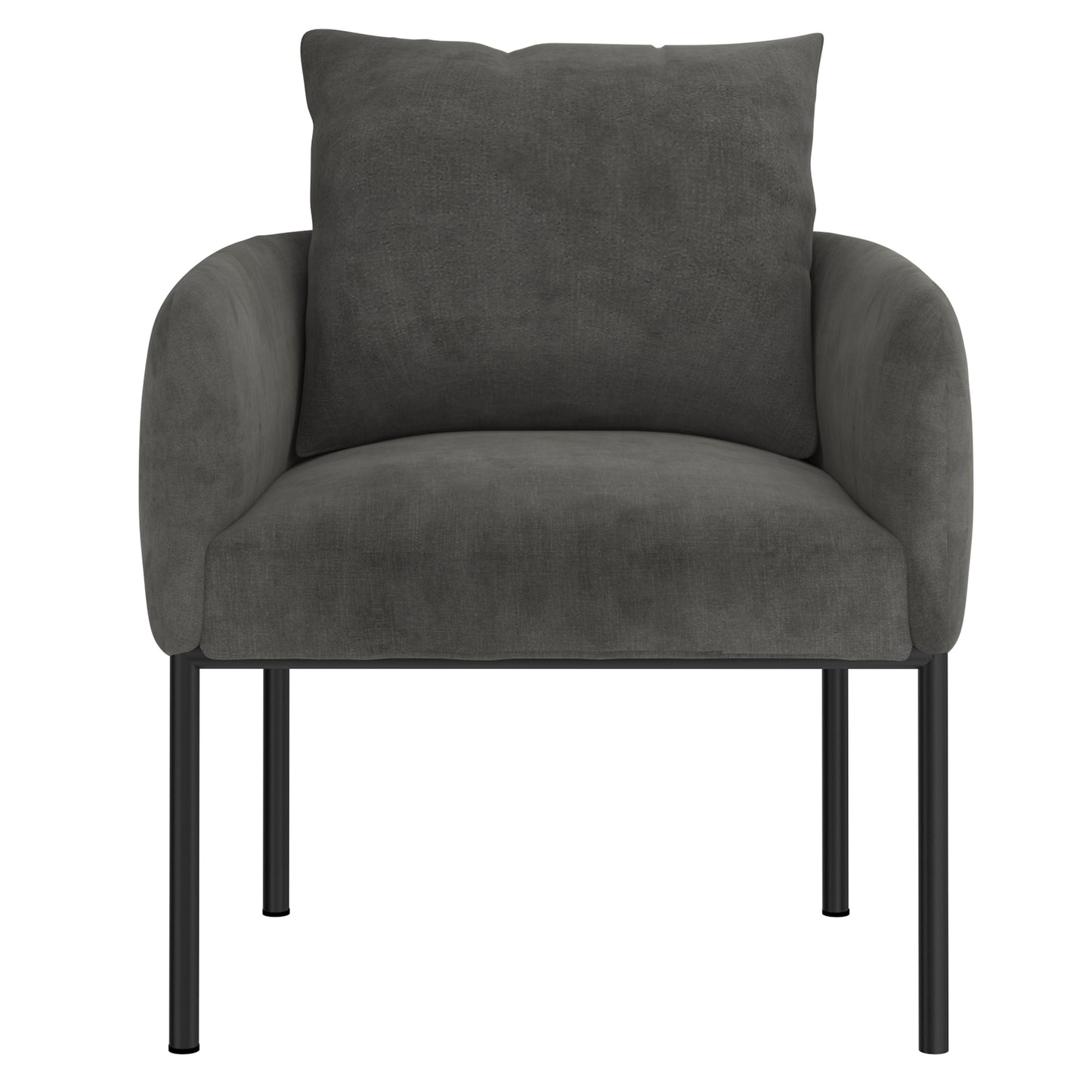 (PETRIE CHARCOAL) - FABRIC ACCENT CHAIR