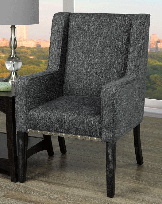 (420 GREY)- FABRIC ACCENT CHAIR