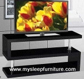 (5015 BLACK)- 48"- WOOD TV STAND- INVENTORY CLEARANCE