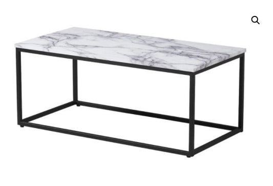 (5338)- MARBLE LOOK- COFFEE TABLE