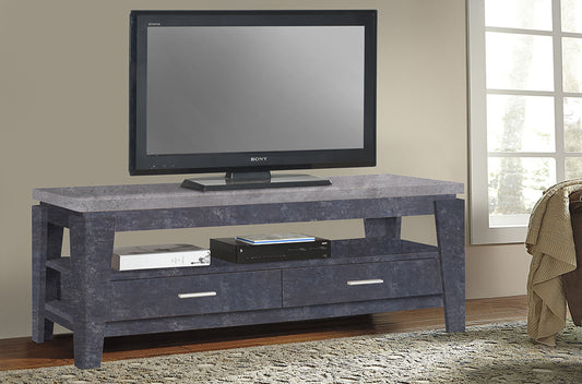 (752 GREY)- WOOD- TV STAND