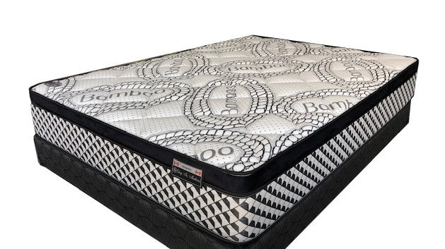 DOUBLE (FULL) SIZE- (AMENITY)- 10.5" THICK- FOAM ENCASED- EURO PILLOW TOP- POCKET COIL MATTRESS