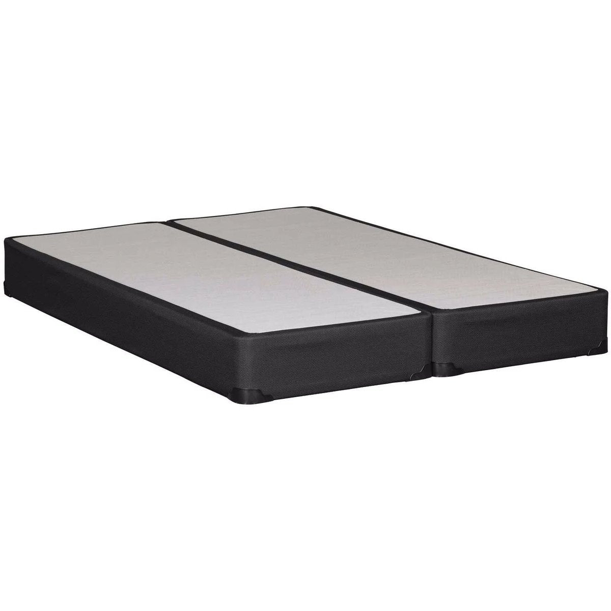 QUEEN SPLIT (QUEEN IN 2 PCS.) SIZE- (7" THICK- BLACK)- BOX SPRING