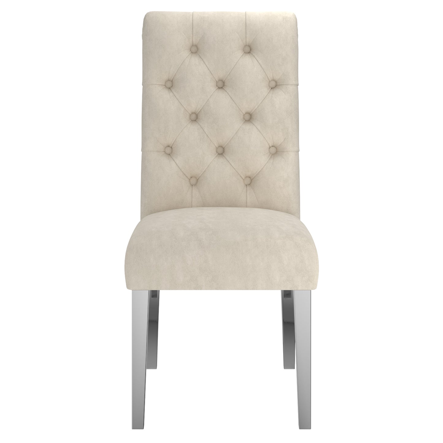 (CHLOE BEIGE- 2 PACK)- FABRIC- DINING CHAIR