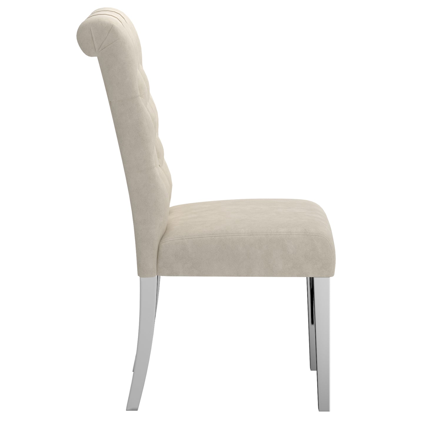 (CHLOE BEIGE- 2 PACK)- FABRIC- DINING CHAIR