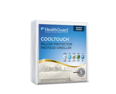 STANDARD SIZE- (COOLTOUCH)- WATERPROOF PILLOW PROTECTOR