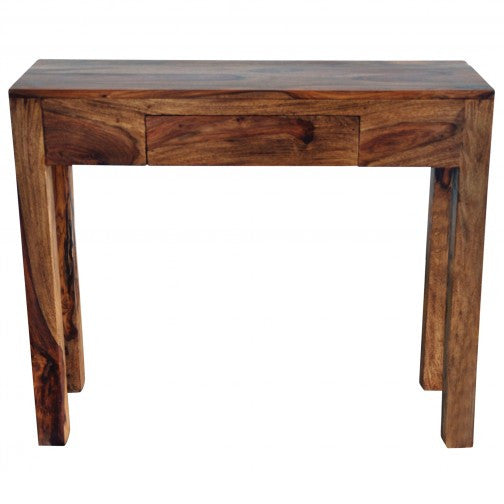 (IDRIS SHEESHAM)- WOOD- CONSOLE TABLE- WITH DRAWER