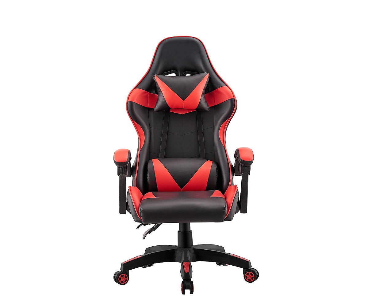 (MARK RED)- LEATHER COMPUTER/ GAMING CHAIR