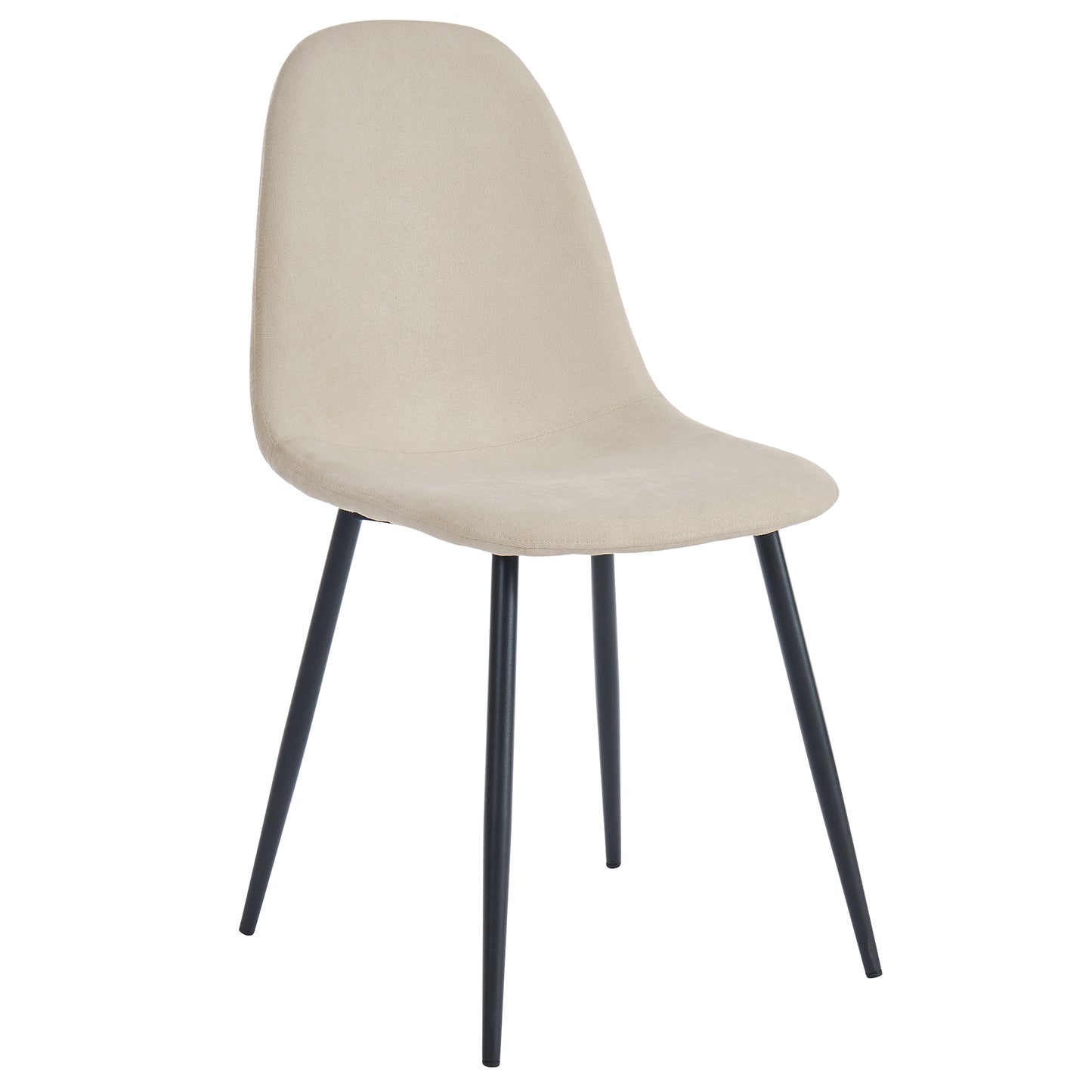 (OLLY BEIGE- 4 PACK)- FABRIC DINING CHAIRS