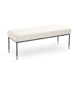 (ROGER WHITE)- FABRIC BENCH