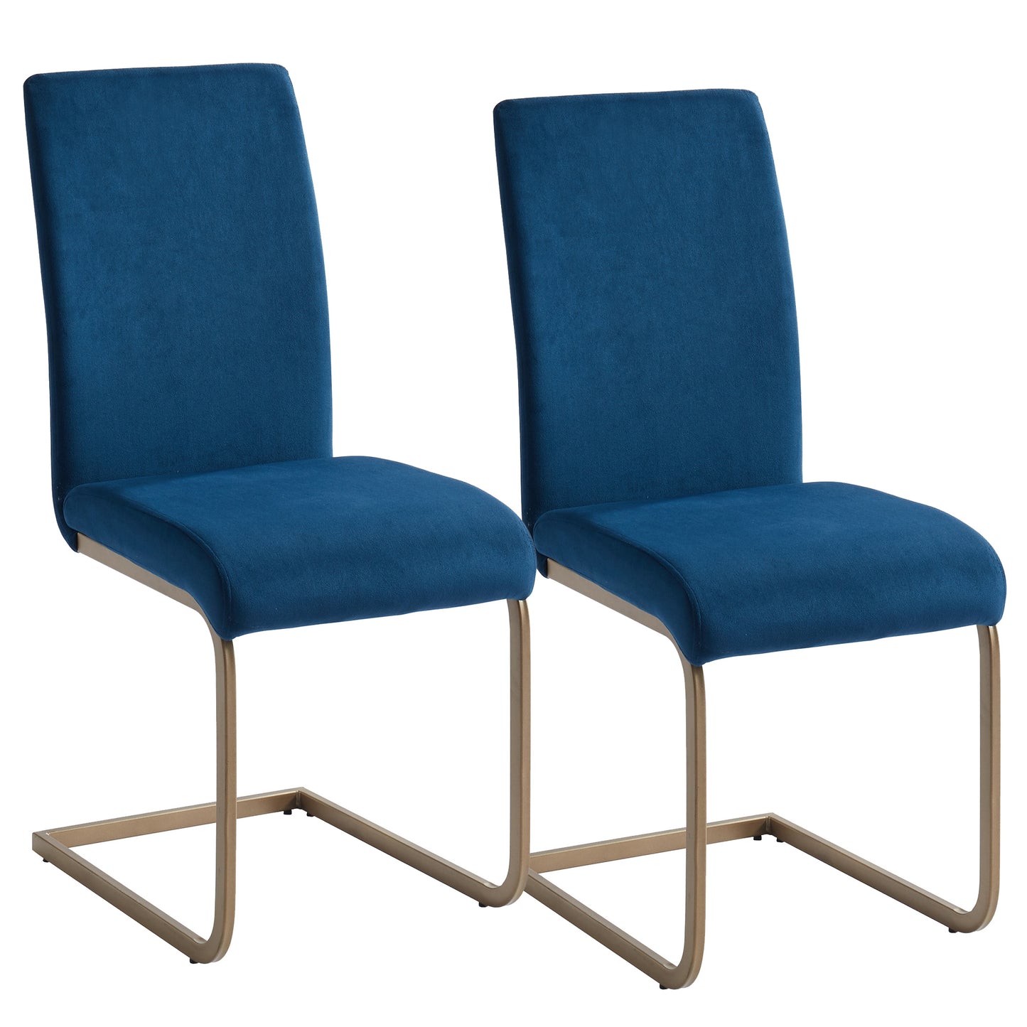 (VESPA BLUE- 2 PACK)- FABRIC- DINING CHAIRS