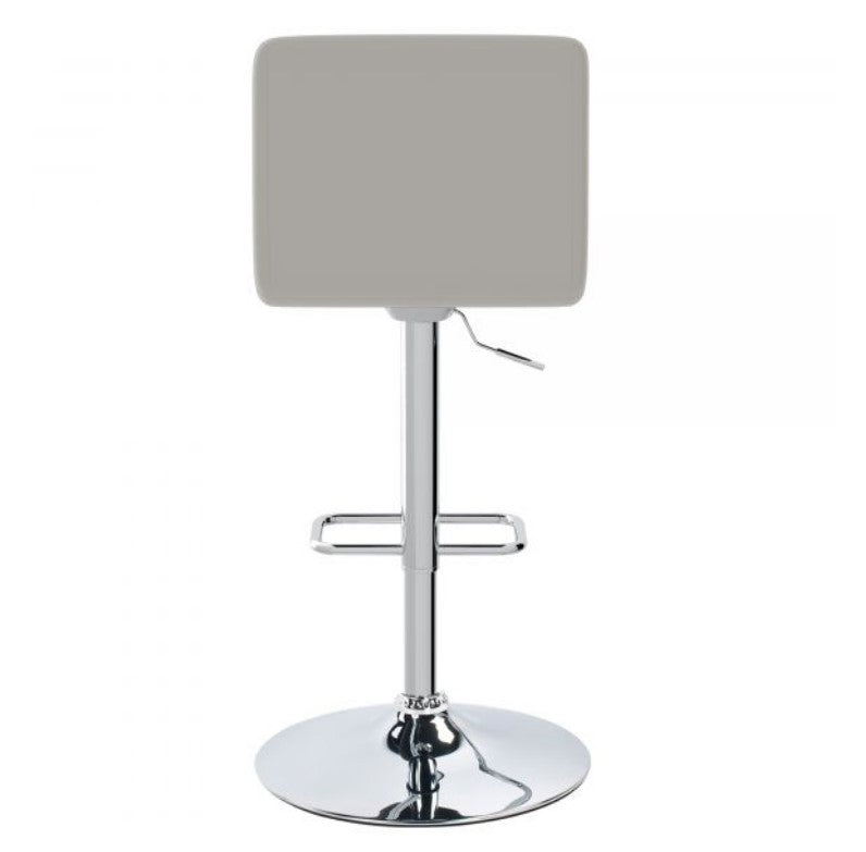 (MAX DISCO WHITE- 2 PACK)- LEATHER- BAR STOOL