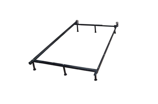 TWIN- DOUBLE- QUEEN- (T49 WITH LEGS)- METAL BED FRAME- (BOX SPRING REQUIRED)