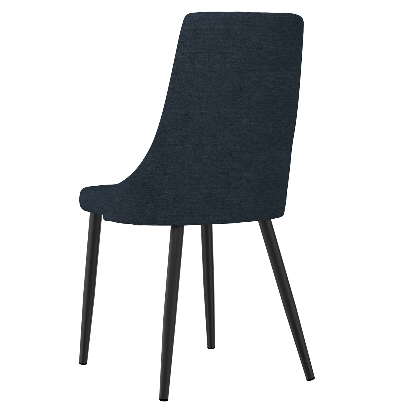 (VENICE BLUE- 2 PACK)- FABRIC DINING CHAIRS