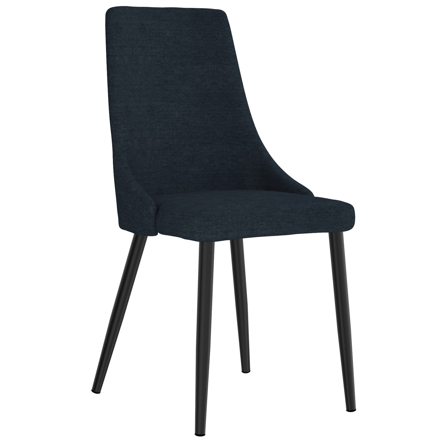 (VENICE BLUE- 2 PACK)- FABRIC DINING CHAIRS