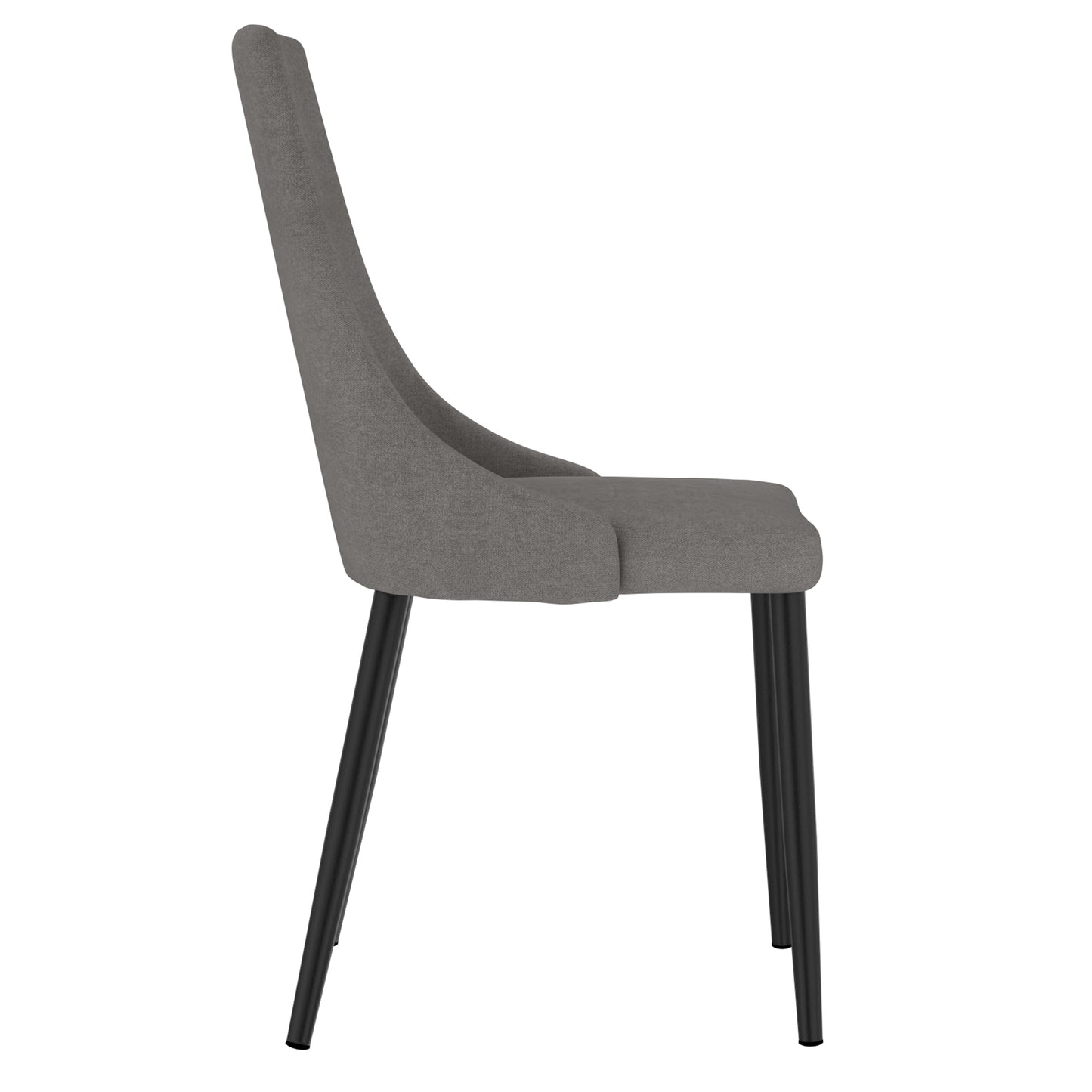 (VENICE GREY- 2 PACK)- FABRIC DINING CHAIRS