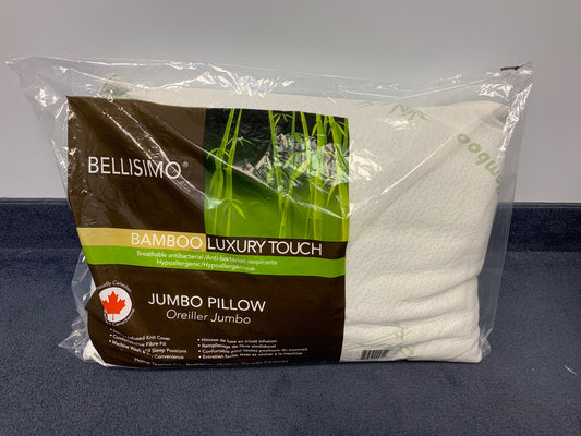 STANDARD SIZE- (BAMBOO LUXURY TOUCH)- MEDIUM FIRM- CANADIAN MADE PILLOW