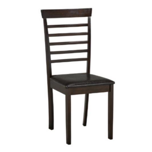(1011 ESPRESSO- 2 pack)- WOOD- DINING CHAIRS