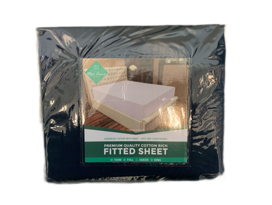 QUEEN SIZE- (MEA CAMA BLUE)- FITTED BED SHEET