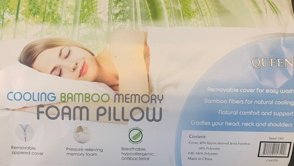 Cool bamboo 2024 pillow reviews